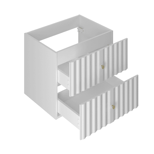 Móvel toucador 60 cm com bancada Izae Branco