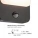Aplique LED con sensor de movimiento Dei (8W) Acrílico - Aluminio Aplique LED con sensor de movimiento Dei (8W) Acrílico - Aluminio Antracita