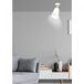 Aplique orientable Tasla Madera - Metal Nórdico Aplique orientable Tasla Madera - Metal Nórdico Blanco