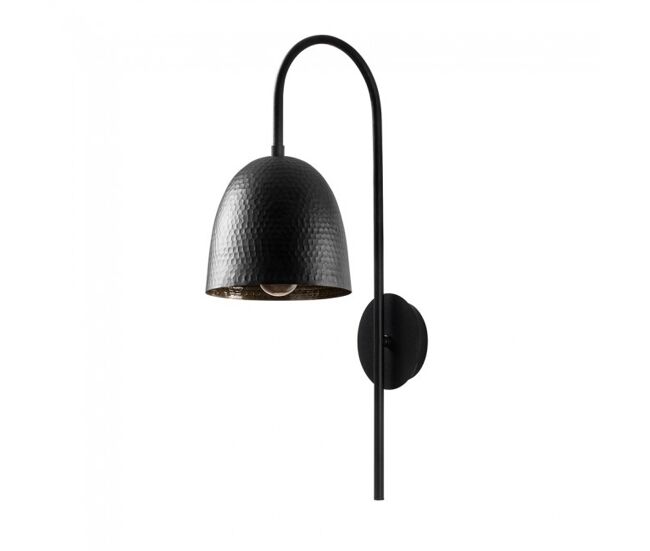 Aplique de pared asney negro marca wonderlamp