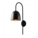 Aplique de pared Asney Metal Nórdico Aplique de pared Asney Metal Nórdico Negro