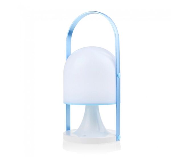 Lámpara portátil recargable led laberis azul 2.5w marca wonderlamp