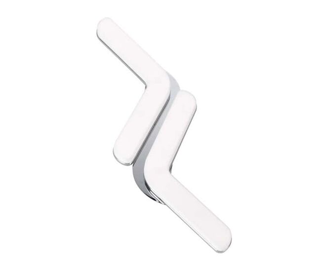 Aplique led boomerang (30w) metal moderno