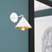 Aplique de pared Harvey 19 Metal Nórdico Aplique de pared Harvey 19 Metal Nórdico Blanco
