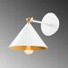Aplique de pared Harvey 19 Metal Nórdico Aplique de pared Harvey 19 Metal Nórdico Blanco