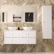 Mueble doble lavabo Izae 120 Mueble doble lavabo Izae 120 Blanco