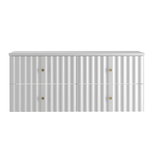 Móvel lavatório duplo 120cm Izae Branco Móvel lavatório duplo 120cm Izae Branco