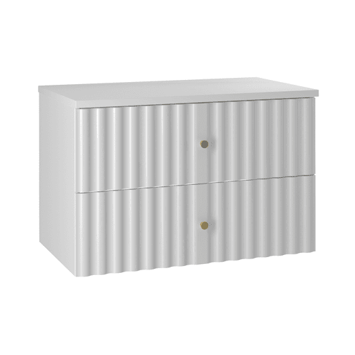 Móvel sous-lavatório 80cm bancada Izae Branco