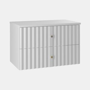 Móvel sous-lavatório 80cm bancada Izae Branco