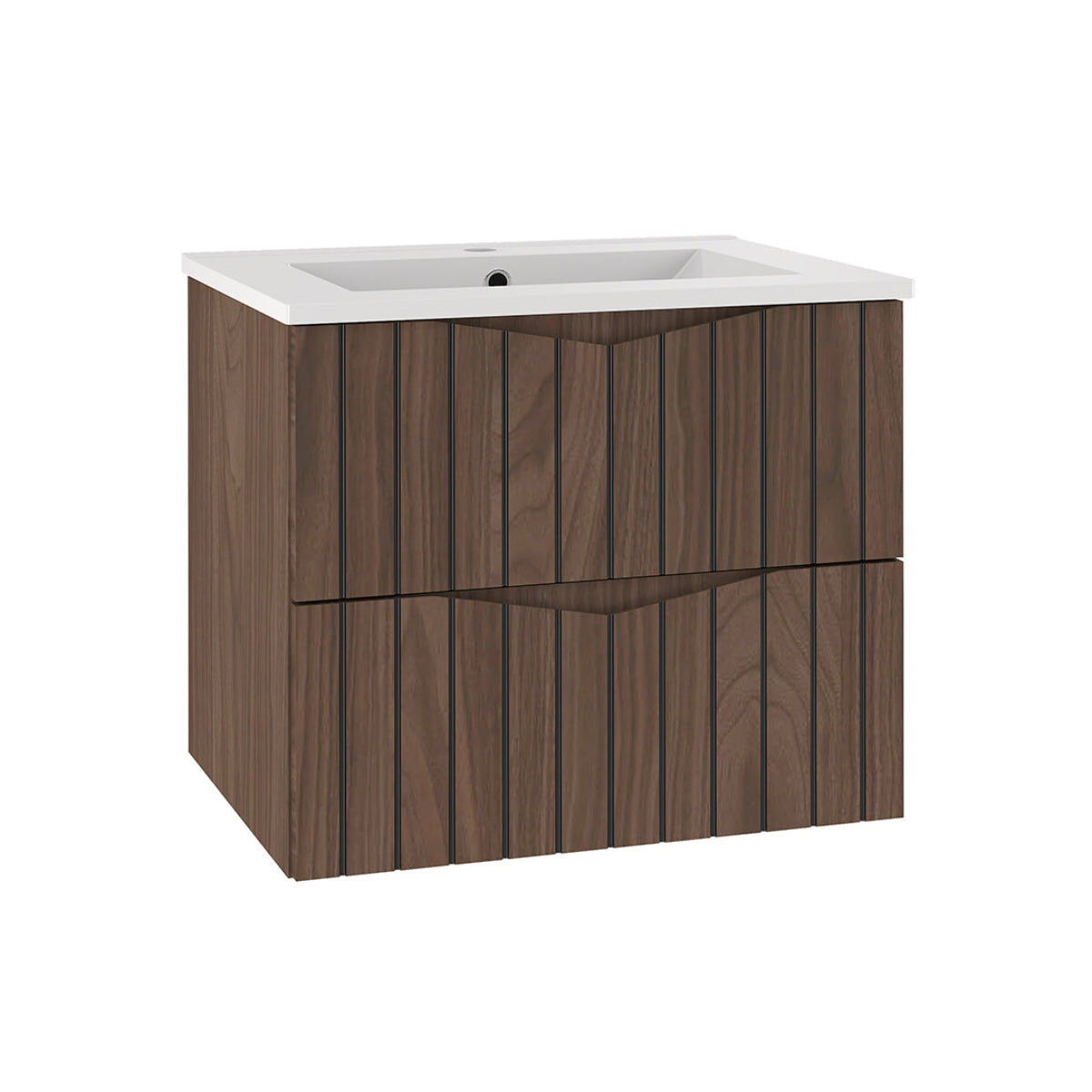 Mueble lavabo individual encastrado Siena