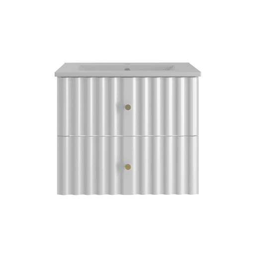 Móvel lavatório individual encastrado 60 cm Izae Branco