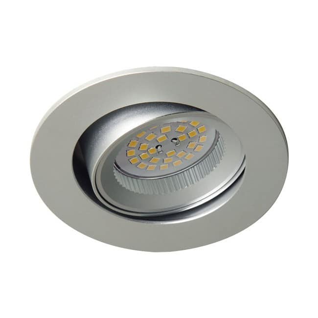 Foco empotrable BASIC Aluminio (89 mm). Wonderlamp Clásico