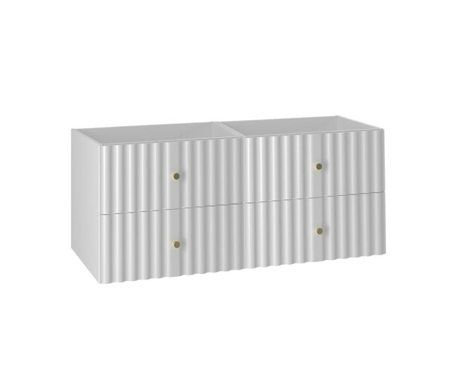Mueble bajo lavabo 120cm Izae Blanco
