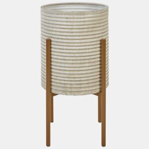 Beliani Vaso alto para plantas ALPINUS