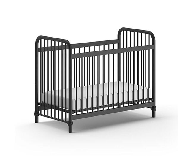 Cuna 60x120 jaxx by vipack bronxx negro mate