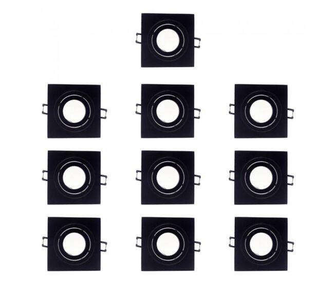 Pack 10 classic cuadrado negro marca wonderlamp