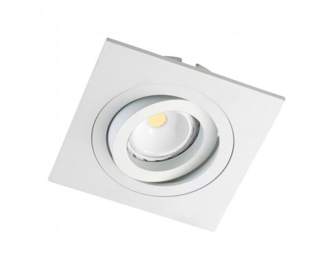 Pack 10 focos empotrables cuadrado classic blanco marca wonderlamp