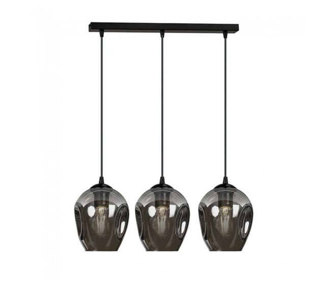 Regleta de techo domos grafito 3 luces marca wonderlamp