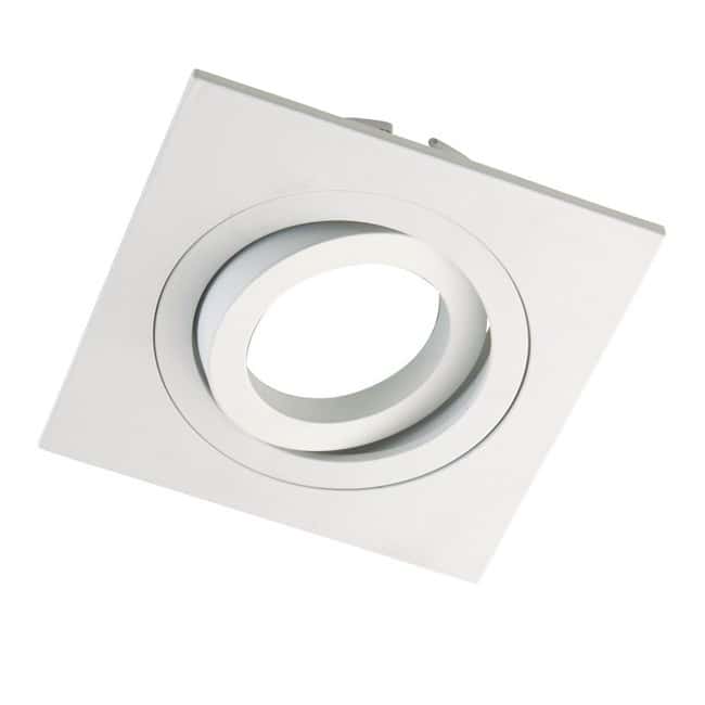 Foco empotrable CLASSIC basculante cuadrado Aluminio Clásico