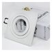 Foco empotrable CLASSIC basculante cuadrado Aluminio Clásico Foco empotrable CLASSIC basculante cuadrado Aluminio Clásico Blanco
