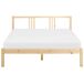Beliani Cama Madera de pino VANNES 147x209 Beliani Cama Madera de pino VANNES 147x209 Blanco