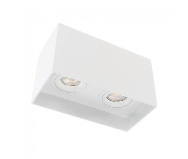 Foco de superficie classic blanco 2 luces marca wonderlamp