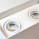 Foco de superficie Classic (2 luces) Aluminio Moderno Foco de superficie Classic (2 luces) Aluminio Moderno Blanco