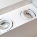 Foco de superficie Classic (2 luces) Aluminio Moderno Foco de superficie Classic (2 luces) Aluminio Moderno Blanco