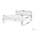 Beliani Cama Madera de pino GIVERNY 189x208 Beliani Cama Madera de pino GIVERNY 189x208 Madera Clara