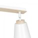 Regleta de techo Tasla (2 luces) Madera - Metal Nórdico Regleta de techo Tasla (2 luces) Madera - Metal Nórdico Blanco