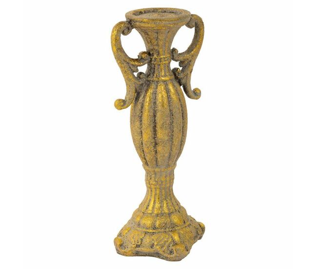 Candelabro alexandra house living oro resina 14 x 33 x 14 cm