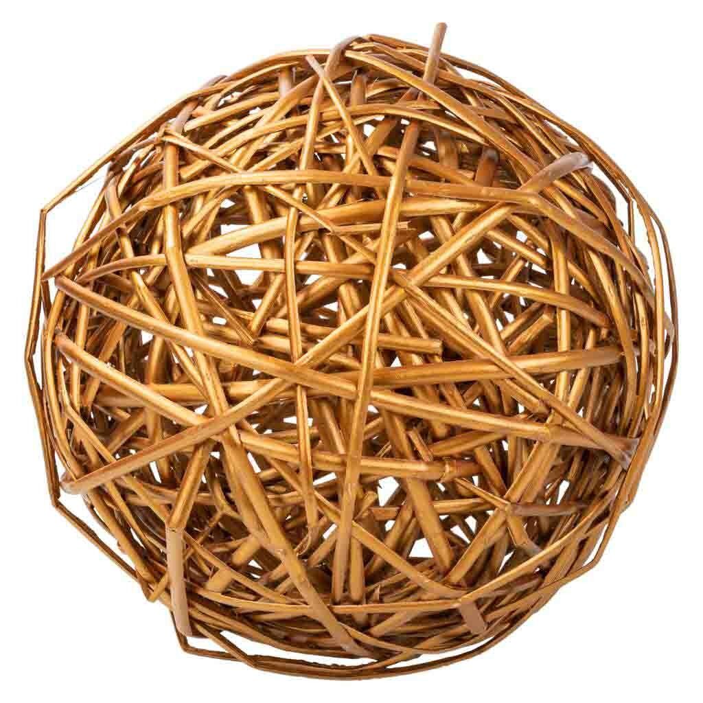 Bola de decoración de mimbre