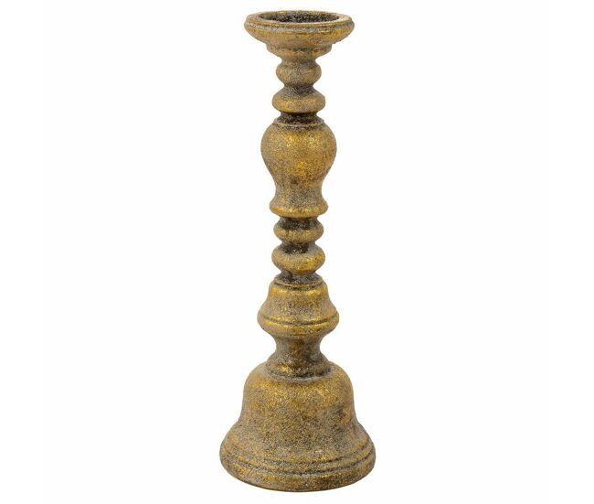 Candelabro alexandra house living oro resina 16 x 46 x 16 cm