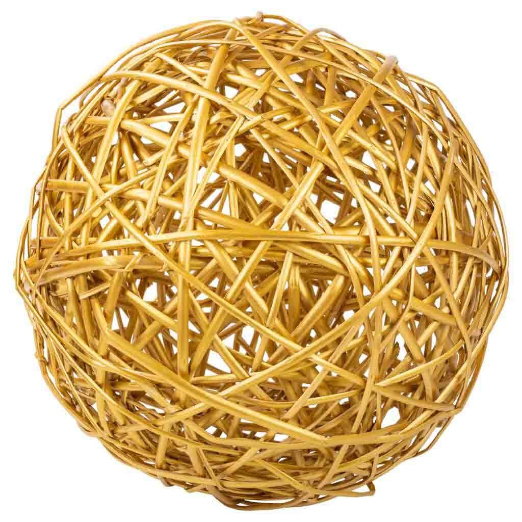 Bola de decoración de mimbre