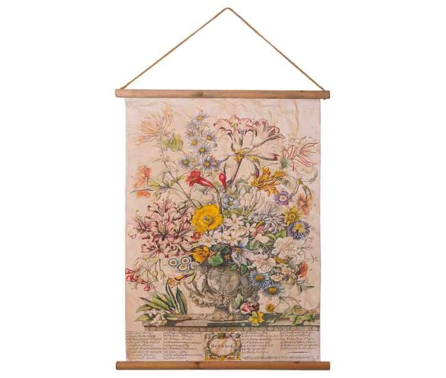 Lienzo pergamino de lino impreso 64x83x1,7