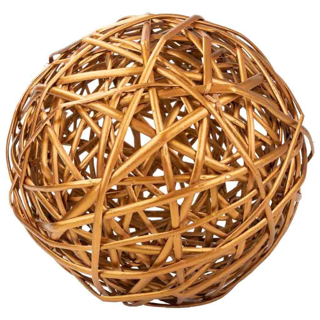 Bola de decoración de mimbre