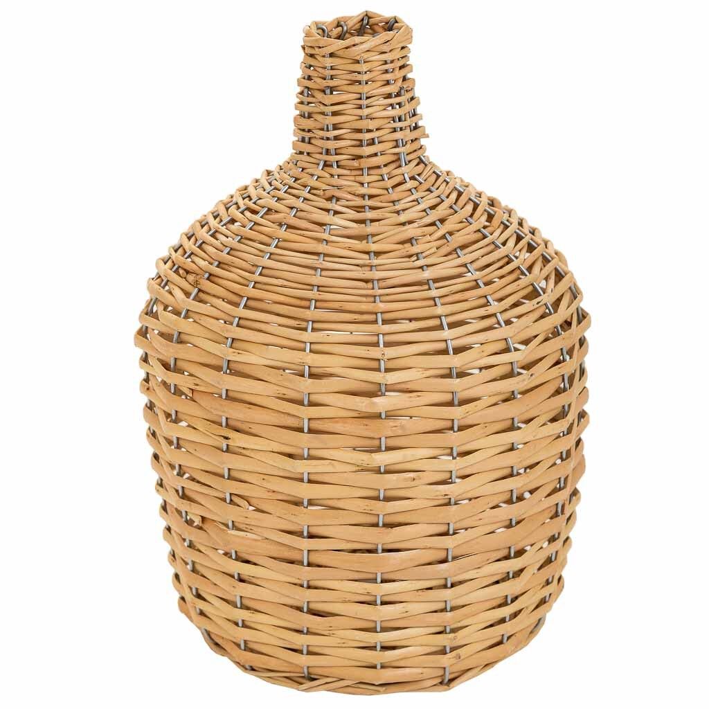 Jarrón de mimbre marrón d21x29