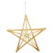 Estrella decoración de mimbre Estrella decoración de mimbre Dorado