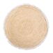 Alfombra fibra natural tejido artesanal 120x120 Alfombra fibra natural tejido artesanal 120x120 Beige