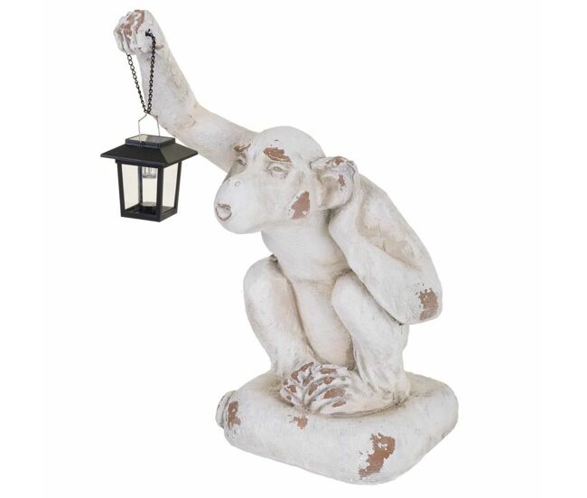 Figura decorativa alexandra house living blanco magnesio mono 35 x 58 x 36 cm