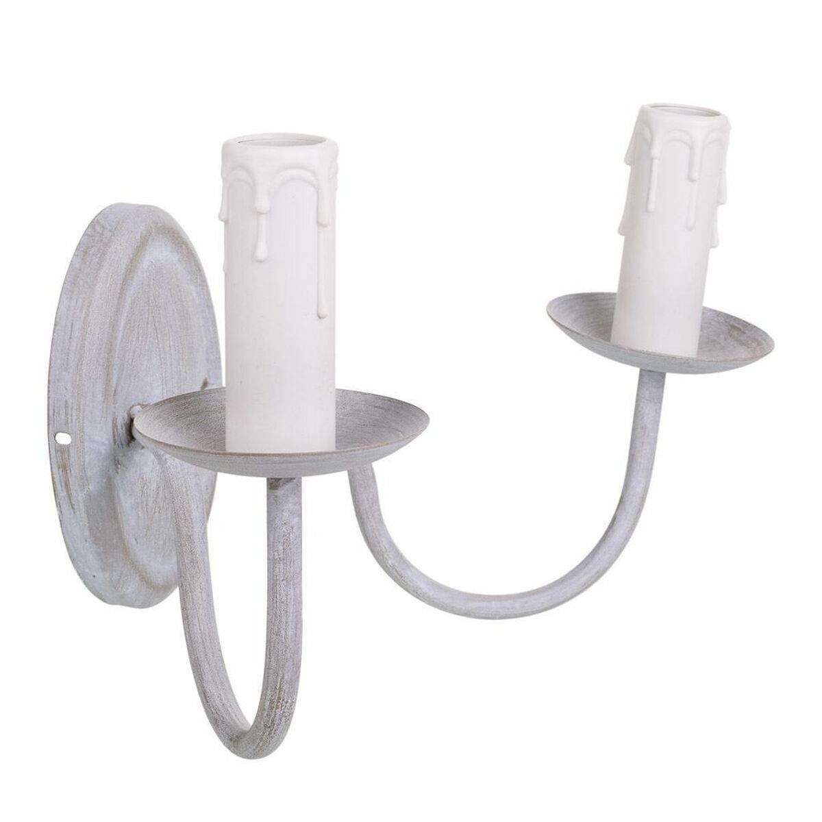Lámpara de pared alexandra house living blanco gris 220-240 v 19 x 18 x 32 cm