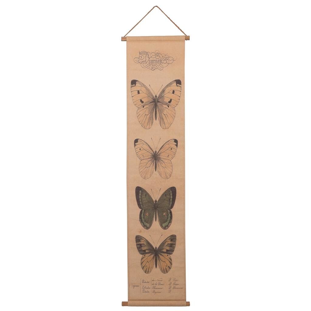 Lienzo pergamino de lino impreso 38x157x2,5