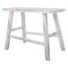 Banqueta de madera Banqueta de madera Blanco