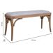Banqueta de madera tapizada Banqueta de madera tapizada Gris