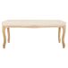 Banqueta de madera tapizada Banqueta de madera tapizada Beige