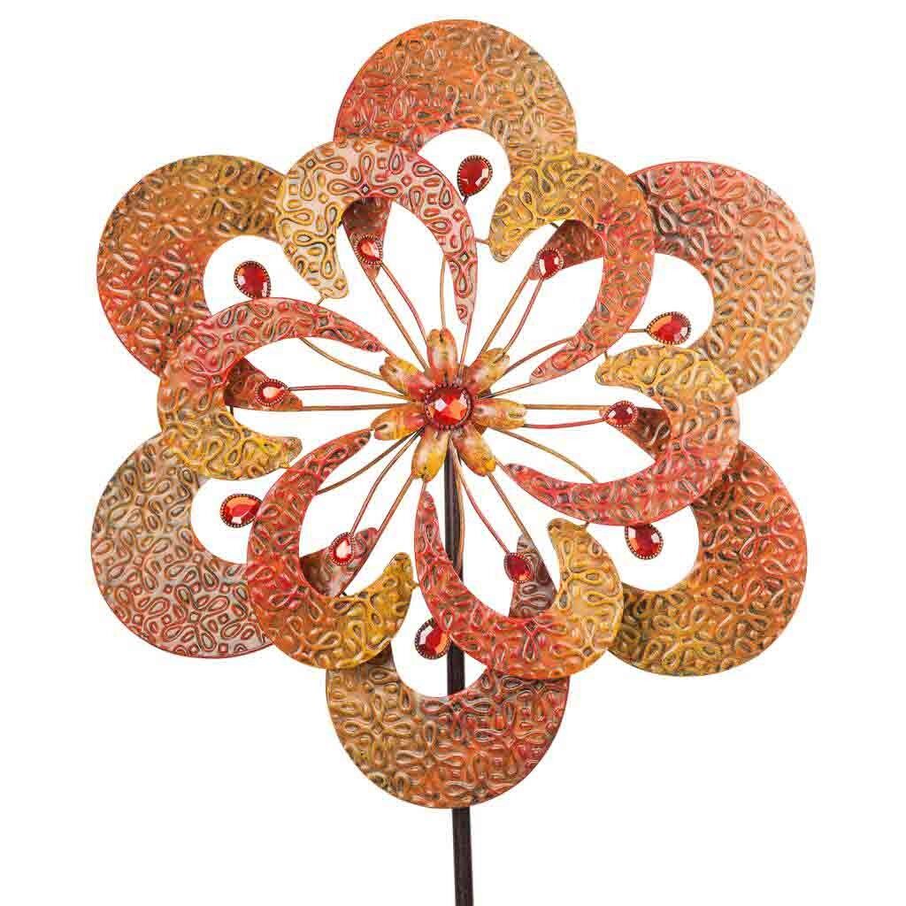Flor de decoración de metal