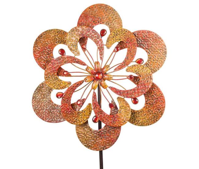 Flor de decoración de metal 50x12x160