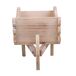 Carrito Macetero de madera Carrito Macetero de madera Marrón