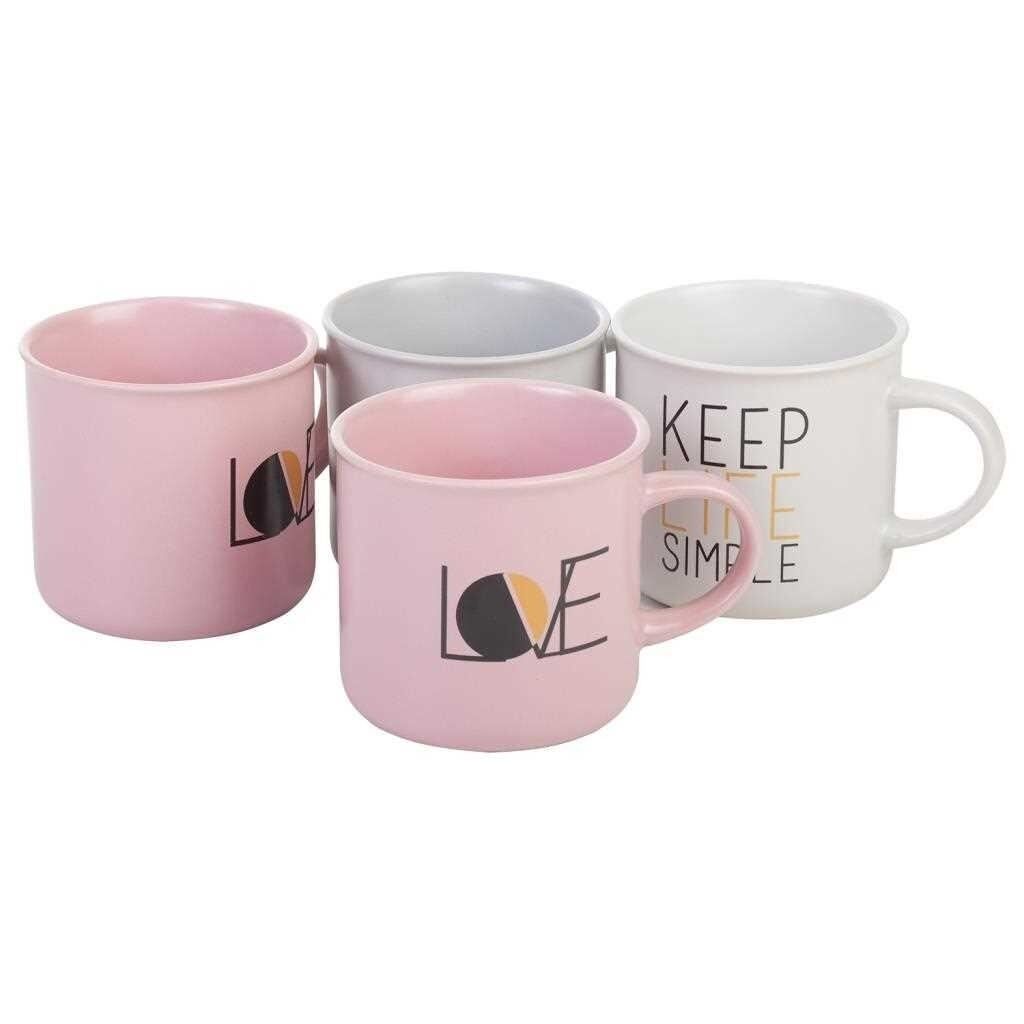 Set 4 tazas de desayuno