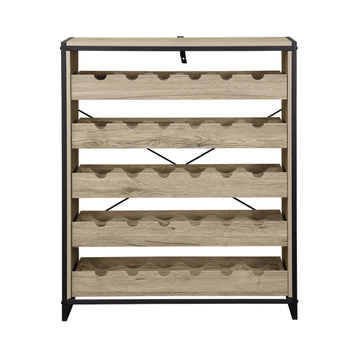 Prateleiras para vinhos, Loft, Natural, 75x40x90 cm